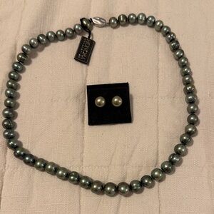 Honora Pearl Necklace and Earrings Set